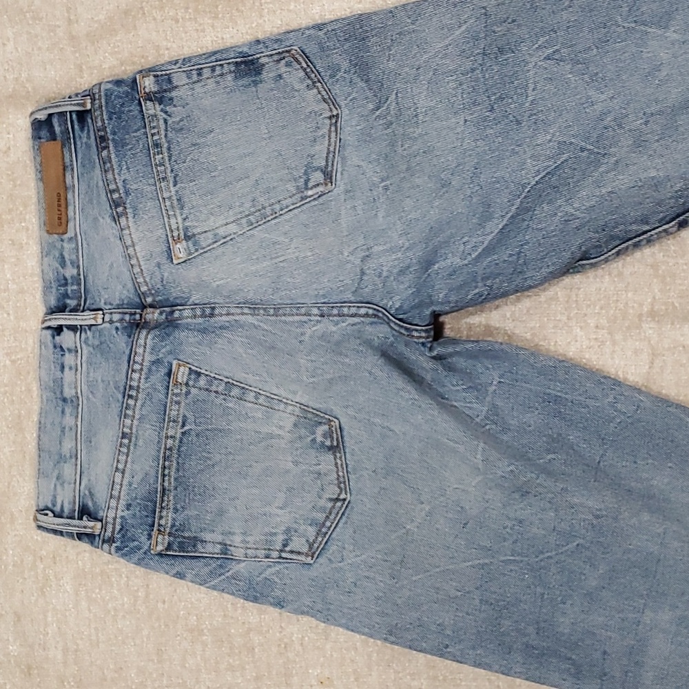 Grlfrnd helena light wash crop jeans  women size 26 - Picture 7 of 15